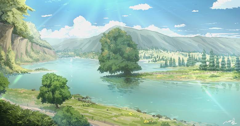 河|und2的Pixiv风景壁纸插画图片