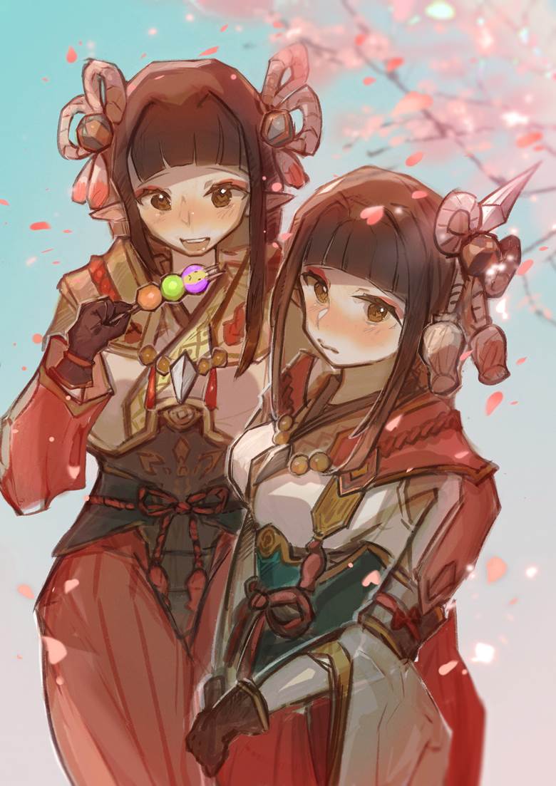 魔物猎人, Minoto, Hinoe, Guild Girl, 龙人族是4根手指