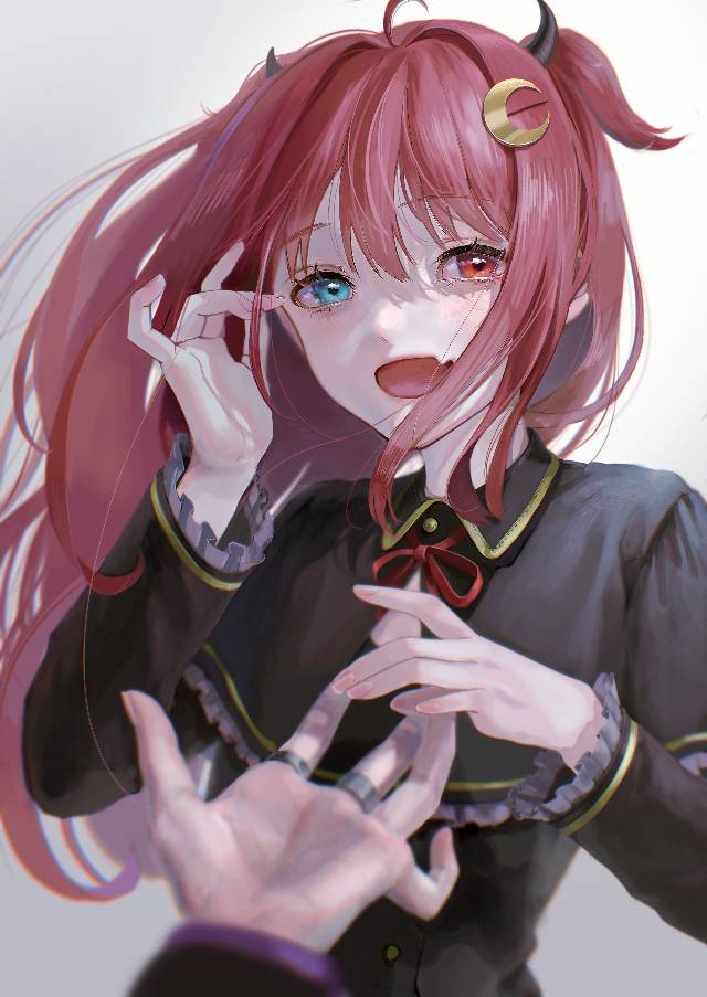 一张彩虹社,梦月萝娅绘画图片