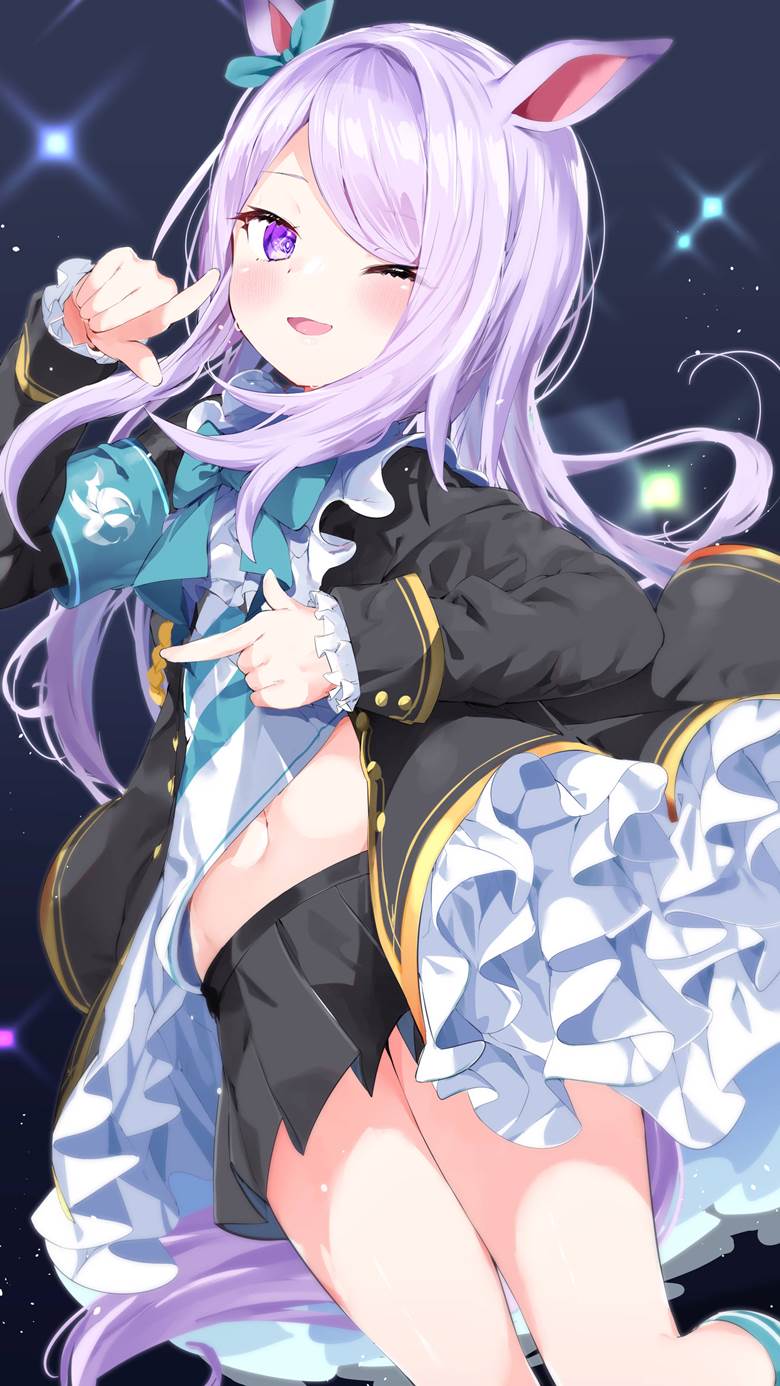 赛马娘Pretty Derby, 目白麦昆（赛马娘）, 赛马娘Pretty Derby, 马娘, 赛马娘Pretty Derby 1000收藏, 抛媚眼, 肚脐, 魅惑的大腿, 大腿玩一年