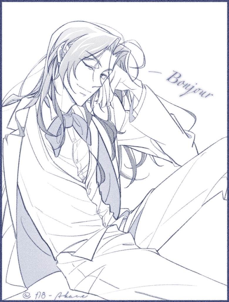 27シャ夕刻ノ茜的忧国的莫里亚蒂插画图片