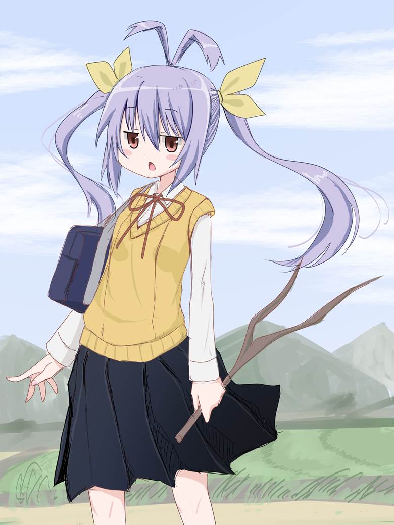 悠哉日常大王, Renchon, 宫内莲华, knit vest uniform