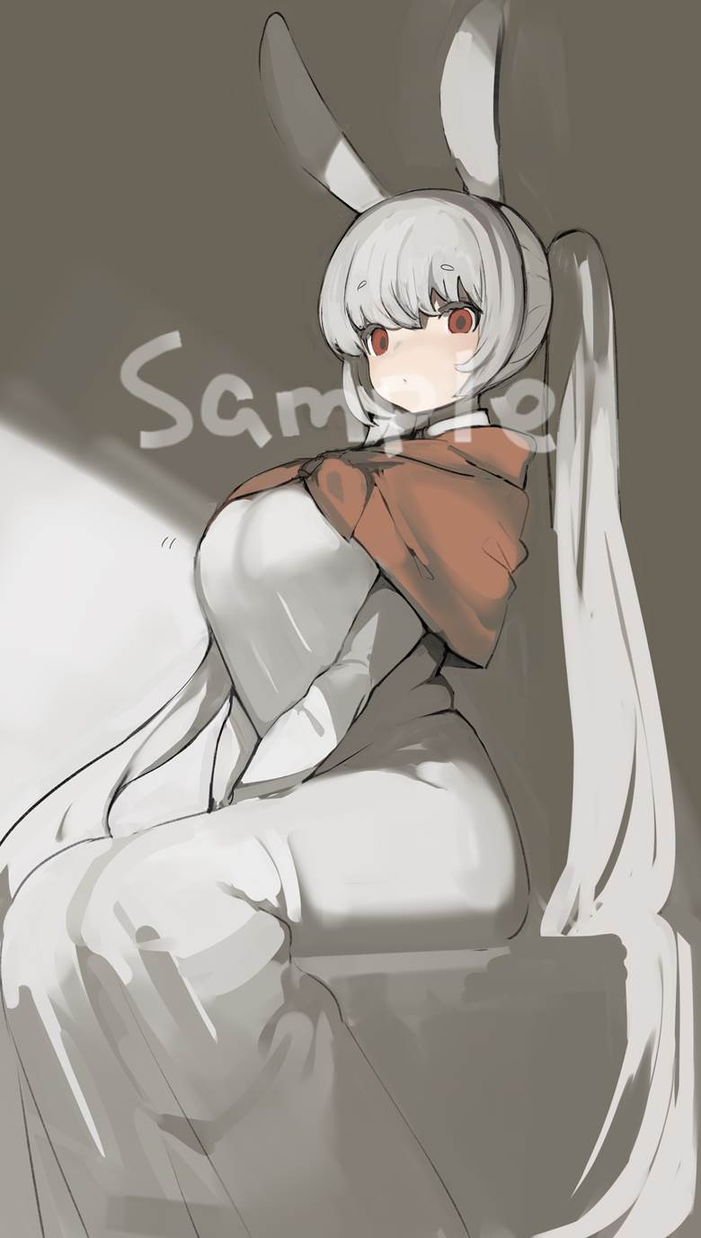 女孩子, 兔子, 兽耳