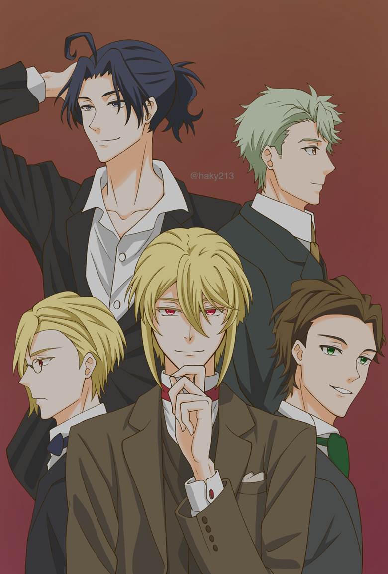 忧国のモリアーティ樱饼的忧国的莫里亚蒂插画图片