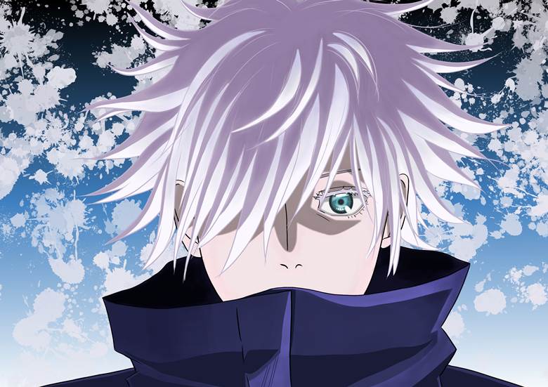 五条悟じゃすたうぇい的咒术回战插画图片