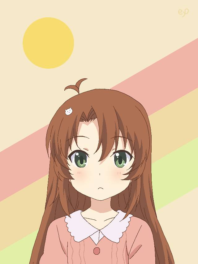 girl, young girl, Komari Koshigaya, non non biyori