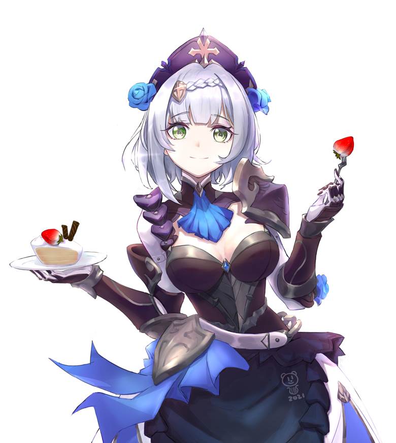 Genshin Impact, 诺艾尔（原神）, 黑色使女性看起来更美