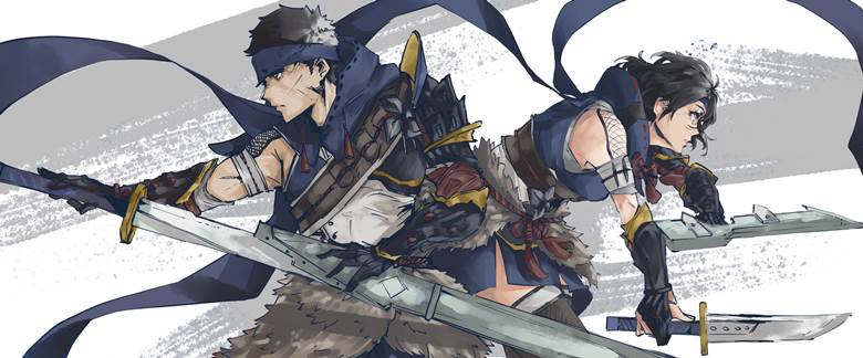 カムラのツワモノ|ティー的怪物猎人插画图片