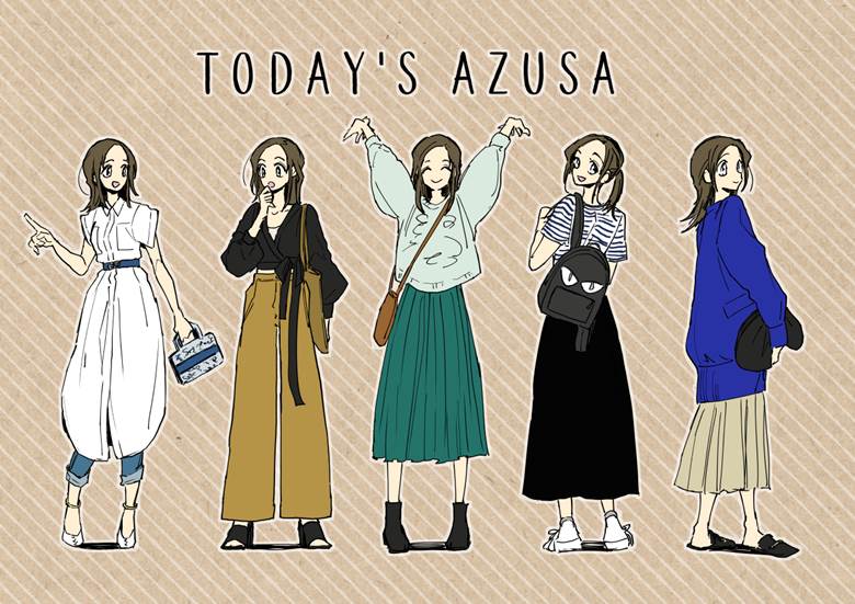 TODAY'S AZUSA|まゆ的名侦探柯南插画图片