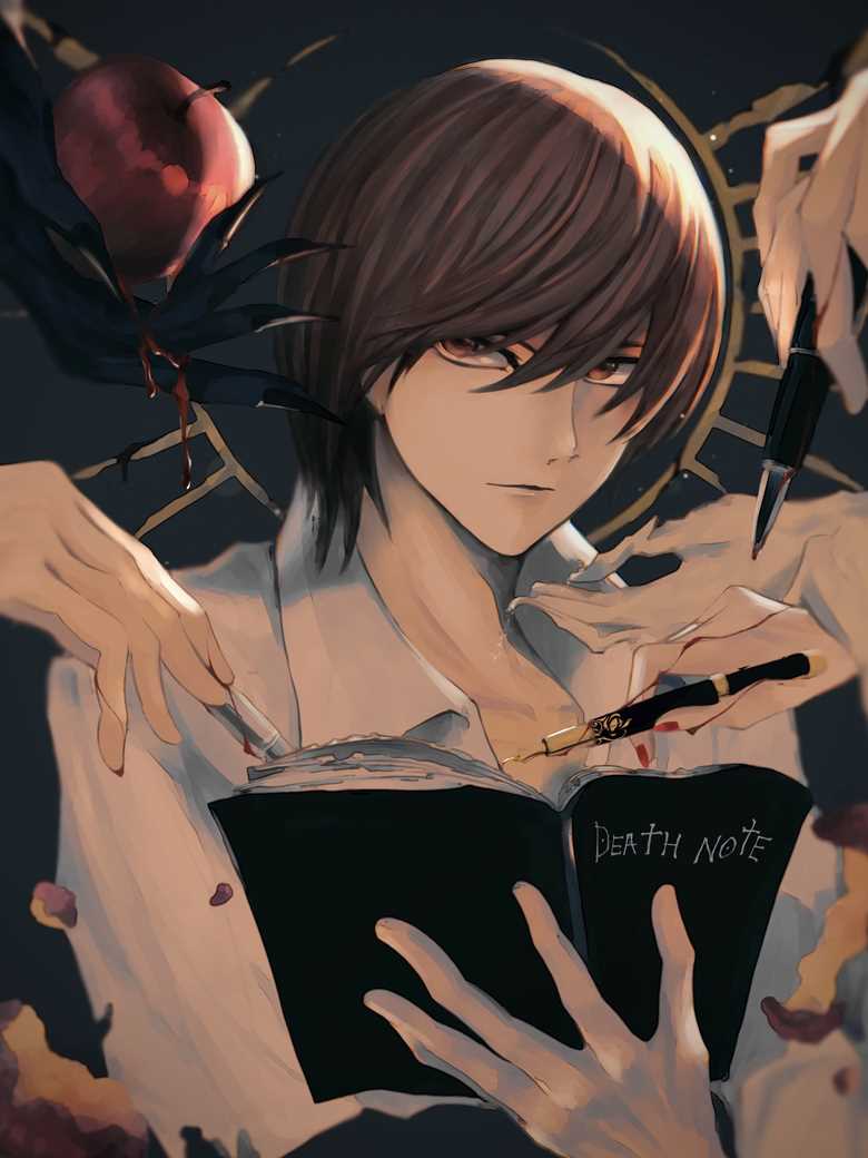 《death note》夜神月pixiv插画图片