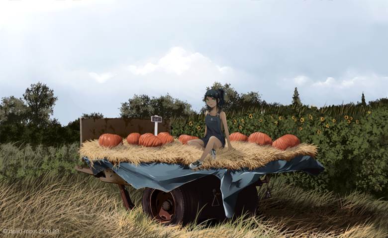 pumpkin|dead-robot的Pixiv风景壁纸插画图片