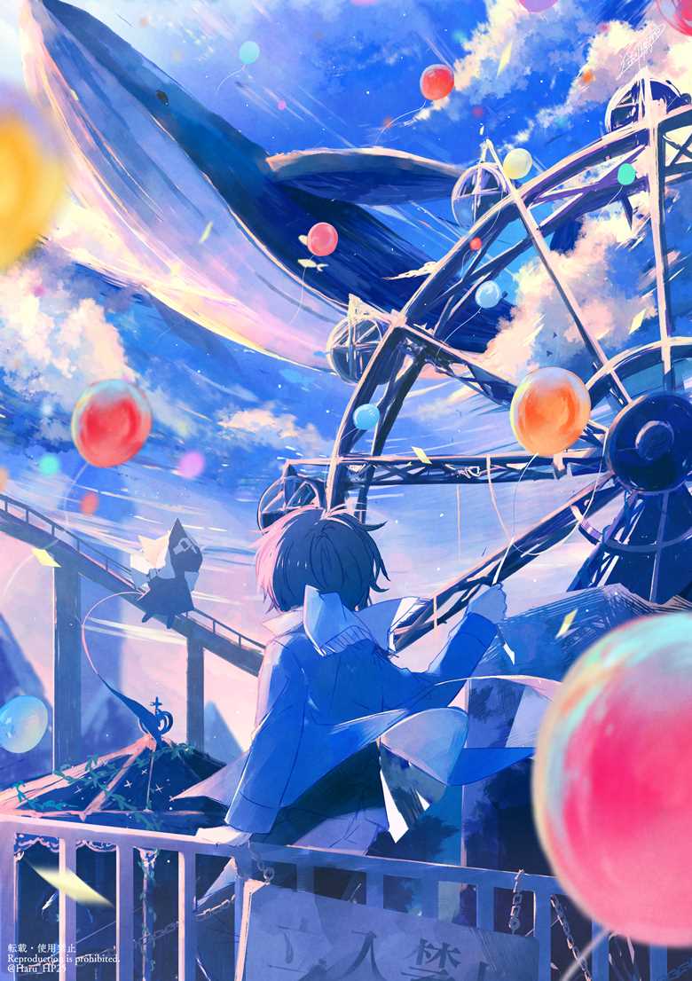 废色の梦|遥川游的气球pixiv插画图片