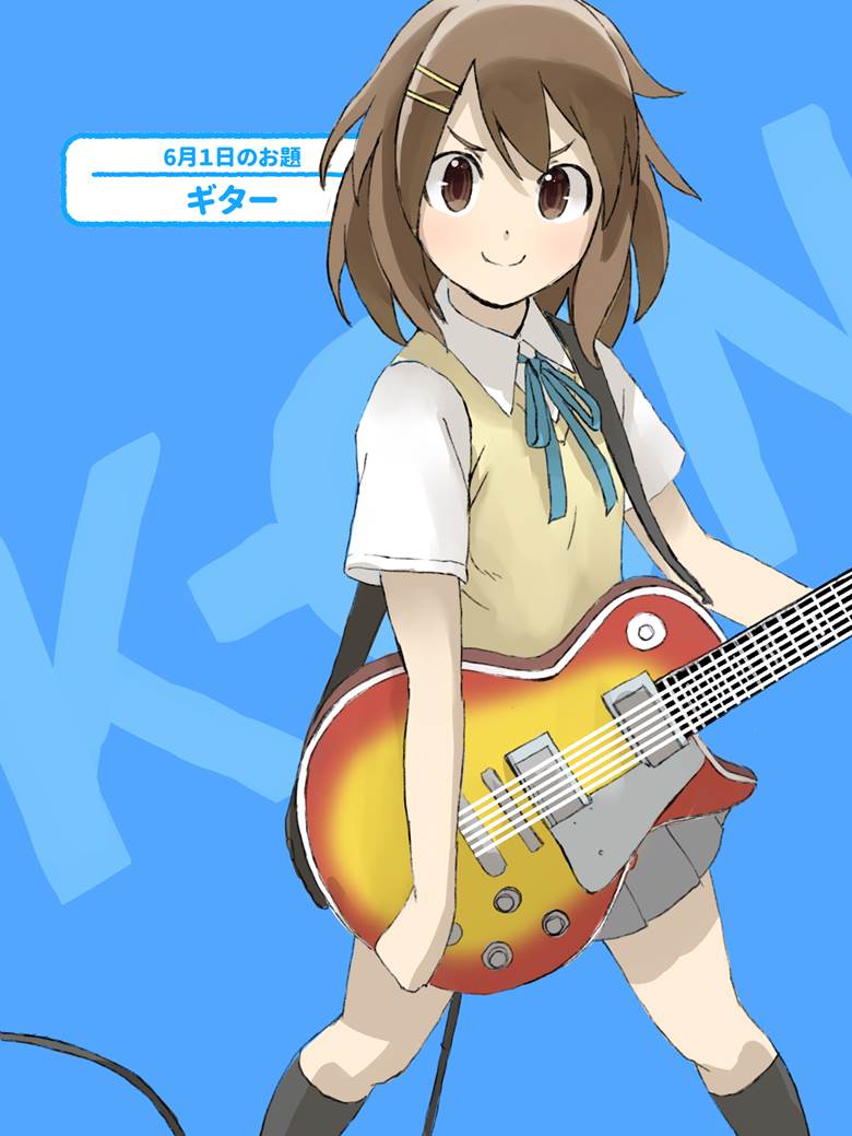 平泽唯, 轻音少女, pixiv今日出题, 吉他