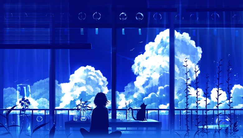 风景, background, 原创, 原创, 涂鸦, original, 插画, 奇幻, young girl, 女孩子