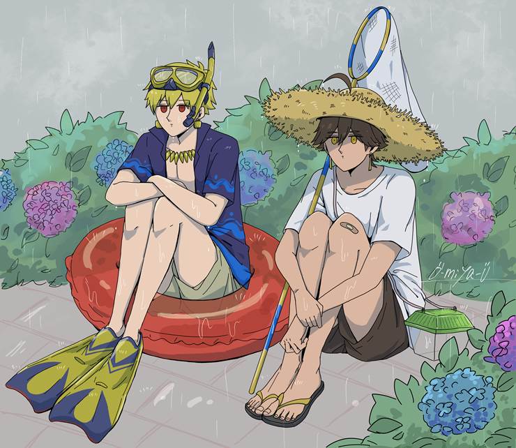 夏を先取りしすぎた古代王|おおみや的Fate/GrandOrder插画图片