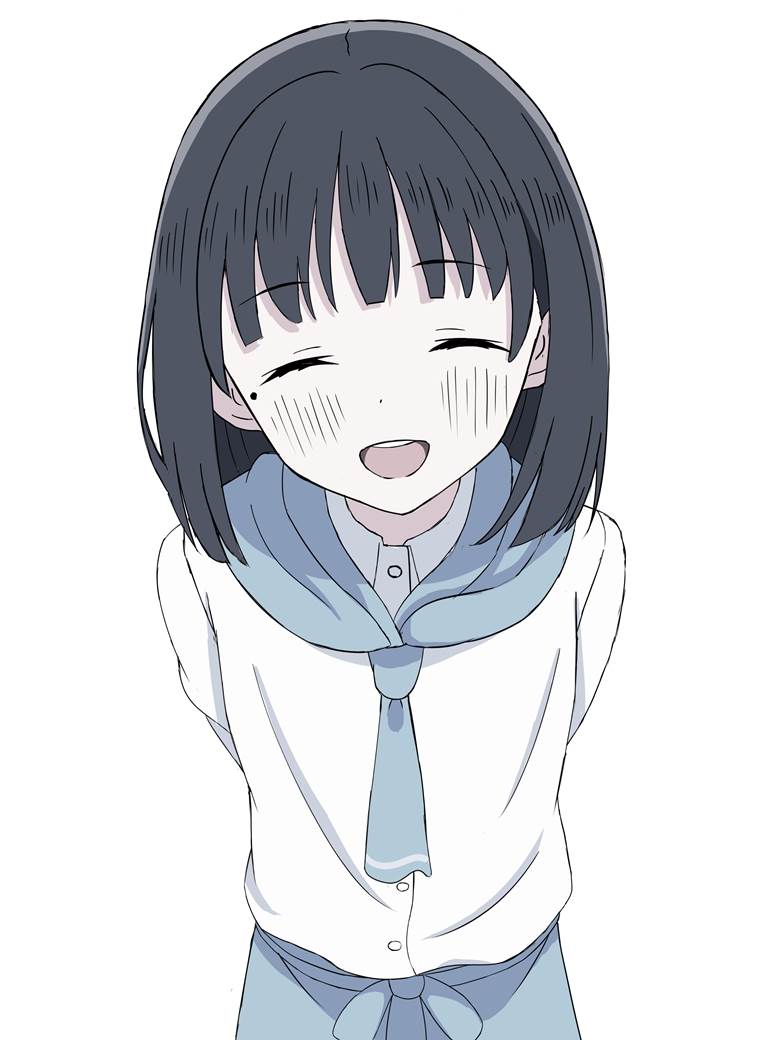 椎|插画师ゆかみかゆ的《本田小狼与我》插画图片