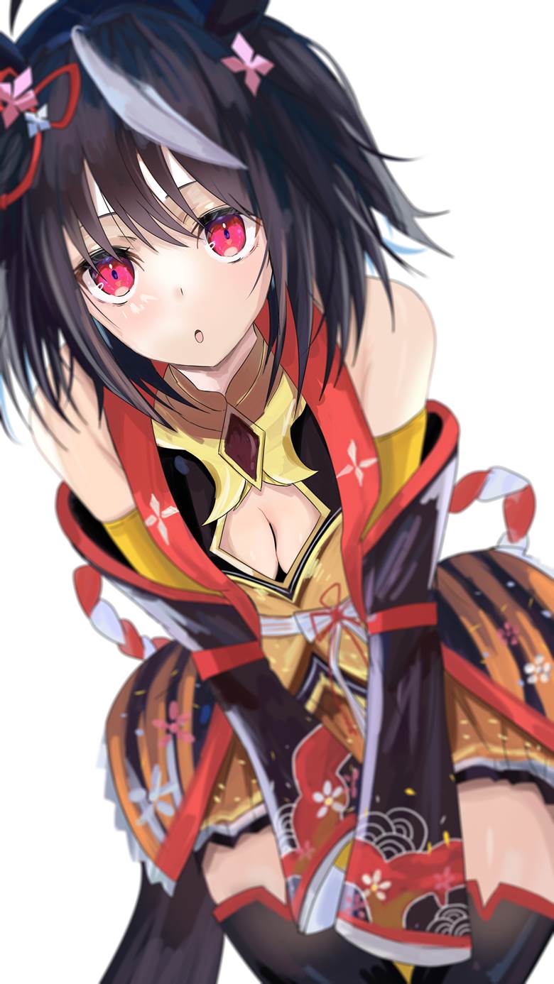 赛马娘Pretty Derby, 北部玄驹（赛马娘）, leaning forward, 引人注目的胸部, 赛马娘Pretty Derby 500收藏