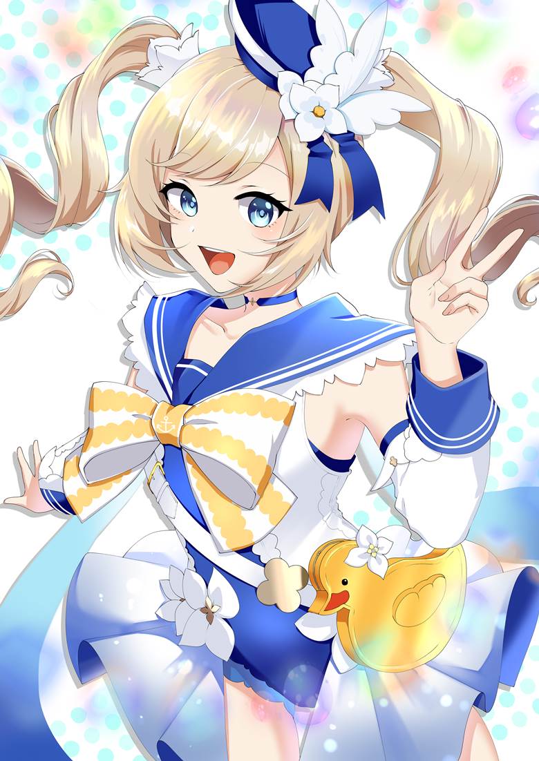 Genshin Impact, Genshin Impact illustration, Barbara, Barbara (Genshin Impact), Barbara, swimsuit