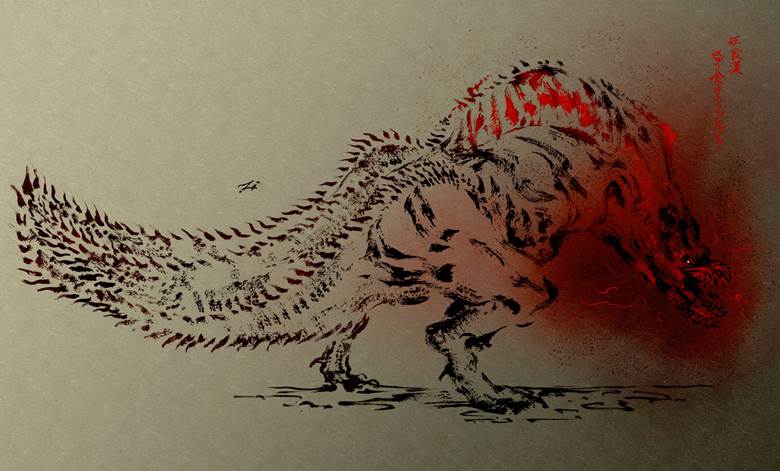 狂食汉|Yuchan的怪物猎人插画图片