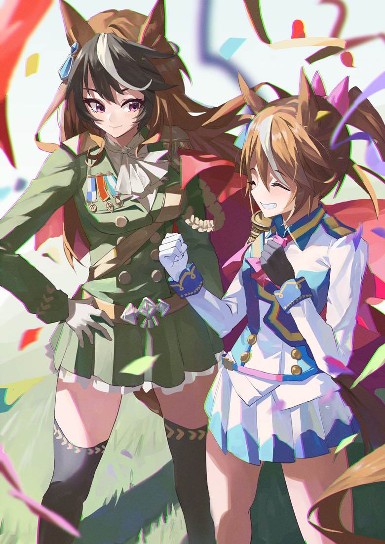 马娘, 赛马娘Pretty Derby, 东海帝王（赛马娘）, Symboli Rudolf (Uma Musume), 女孩子, 鲁铎象征, 赛马娘Pretty Derby 1000收藏