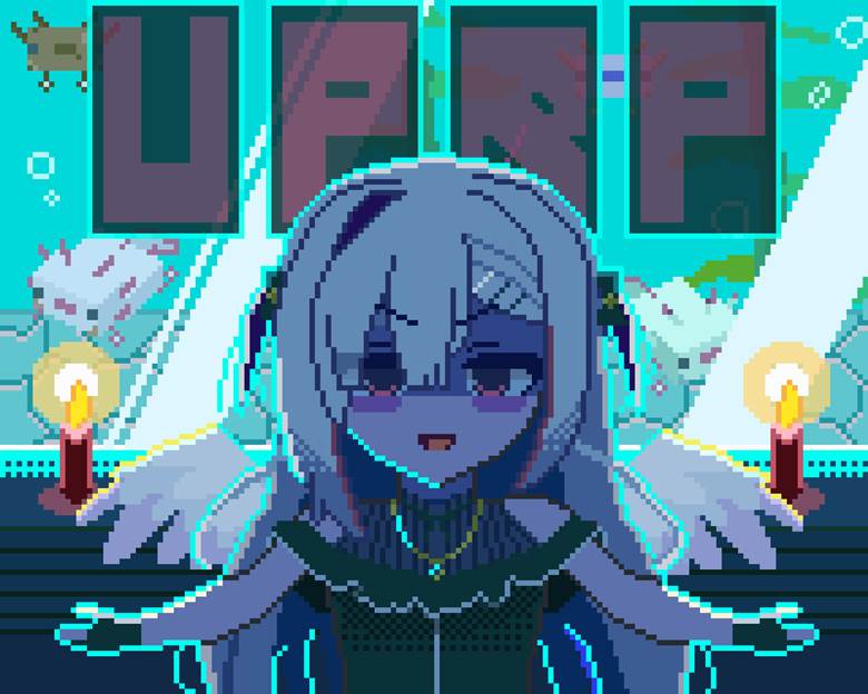 Hololive, 天音彼方, Kanata Amane fanart, 点阵图