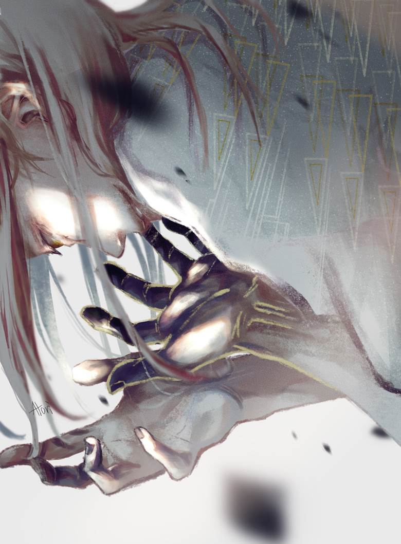 原创, 原创, 侧脸, 男孩子, long-haired boy, 白发, sad