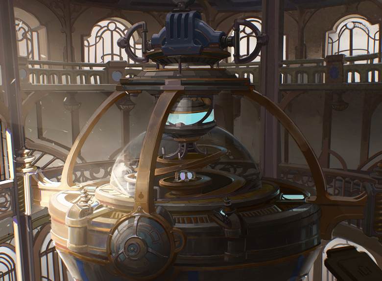 steampunk, impasto, scenery