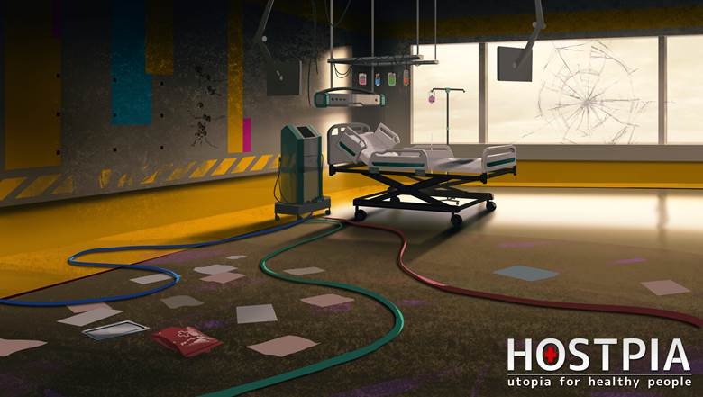 病室|hinyari9的pixiv奇幻风景插画图片