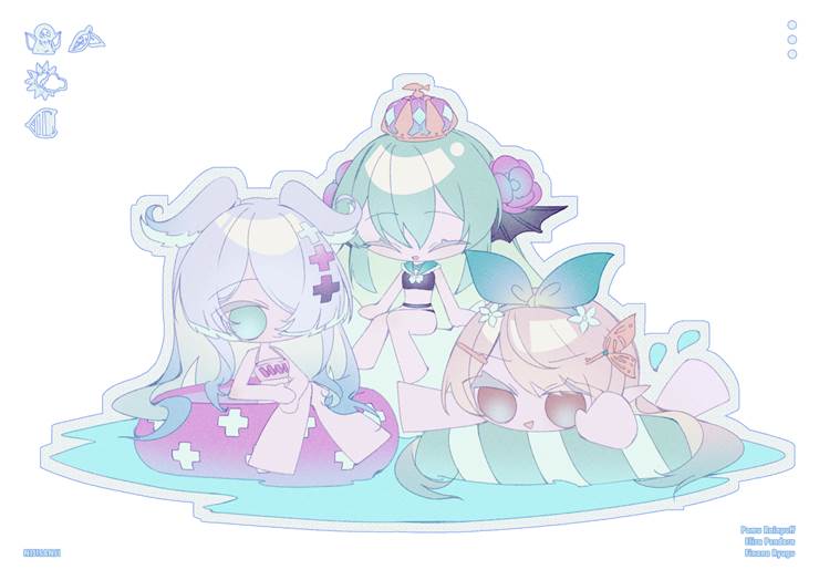 彩虹社, Pomu Rainpuff, Elira Pendora, Finana Ryugu