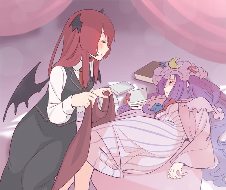 Touhou Project, Touhou, patchouli knowledge, little devil, kawayabug