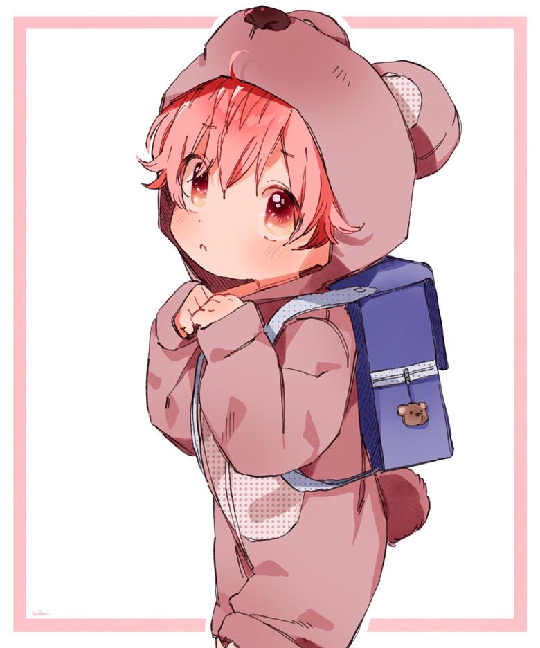 正太, 男孩子, young boy, 可爱, bear ears, hood