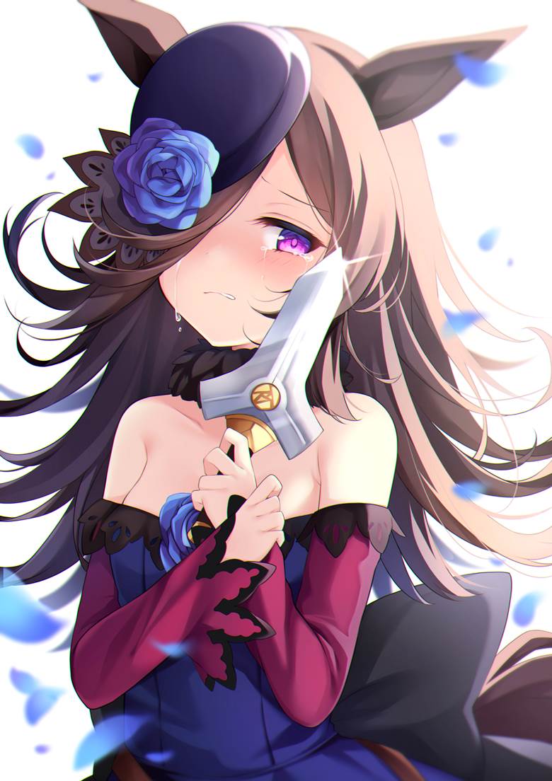 horse girl, Uma Musume Pretty Derby, Rice Shower, girl, Uma Musume Pretty Derby, Uma Musume Pretty Derby 1000+ Bookmarks, teary-eyed, don't cry