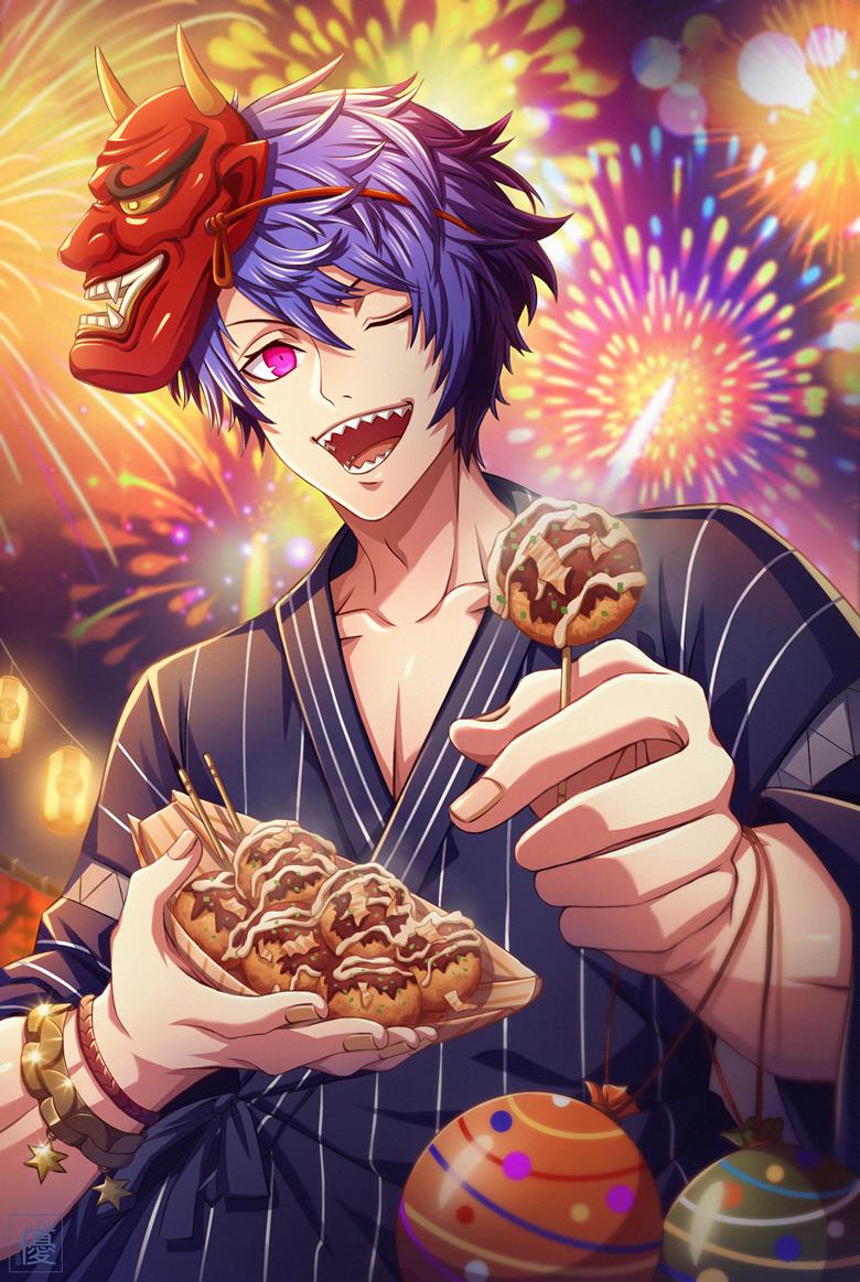 帅哥, Theater Starless, 生日, blast, summer festival, 焰火, jinbei