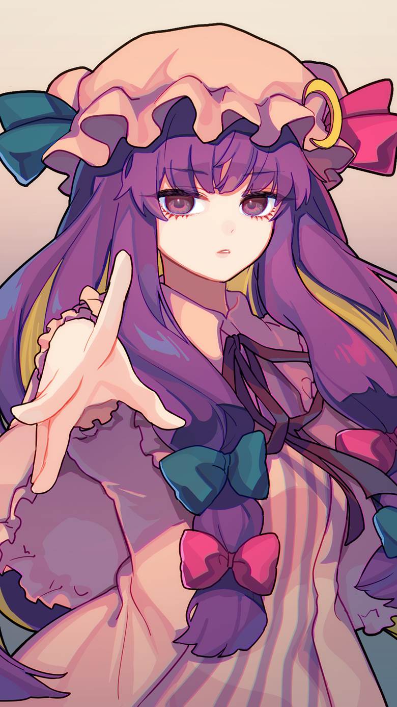 パ|伽蓝幸的帕秋莉·诺蕾姬插画图片