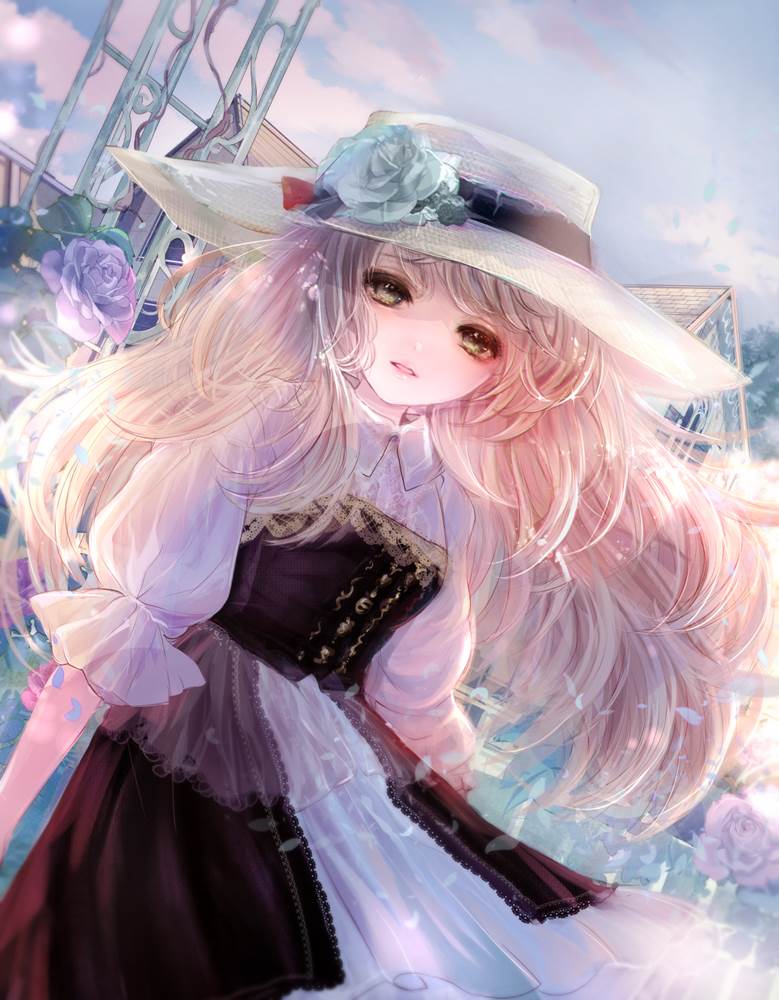 原创, 女孩子, 风景, 黄昏, dusk, 洛丽塔, 夏天, fantasy, Original 250+ bookmarks