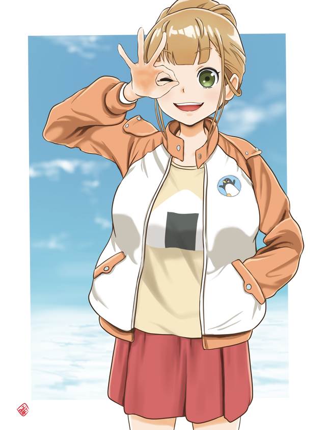 比宇宙更远的地方, A Place Further than the Universe, Hinata Miyake, hyuga, Yuka Iguchi, Antarctic, birthday artwork, 女孩子, digital art