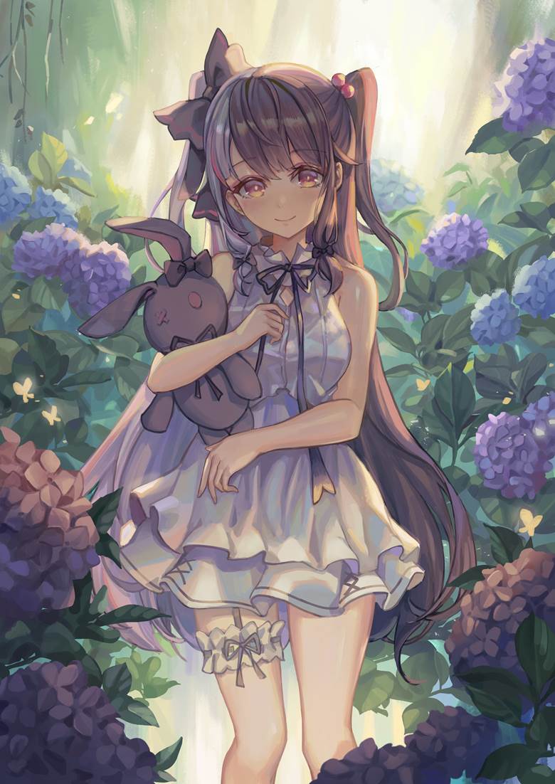 夜见蕾娜, 彩虹社, 紫阳花, 连衣裙