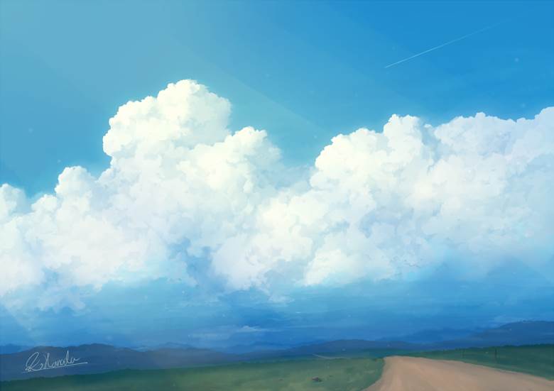 sky, 原创, 云, 风景, 蓝天, 积雨云, 夏日天空