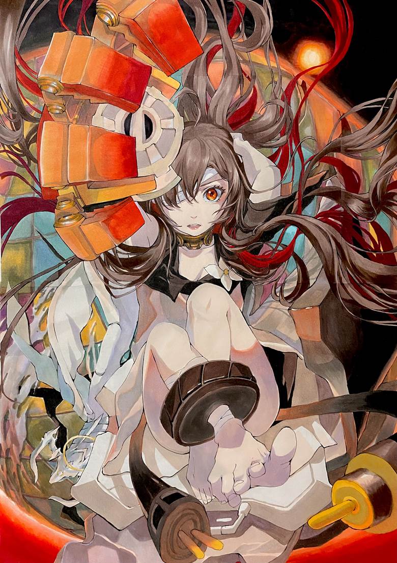 Alchemy Stars Fan Art Illustration Contest, Alchemy Stars, girl, copic, traditional, Eve