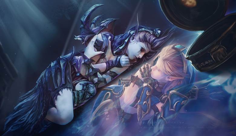 Sylvanas,WOW,原创角色,板绘,魔兽世界图片