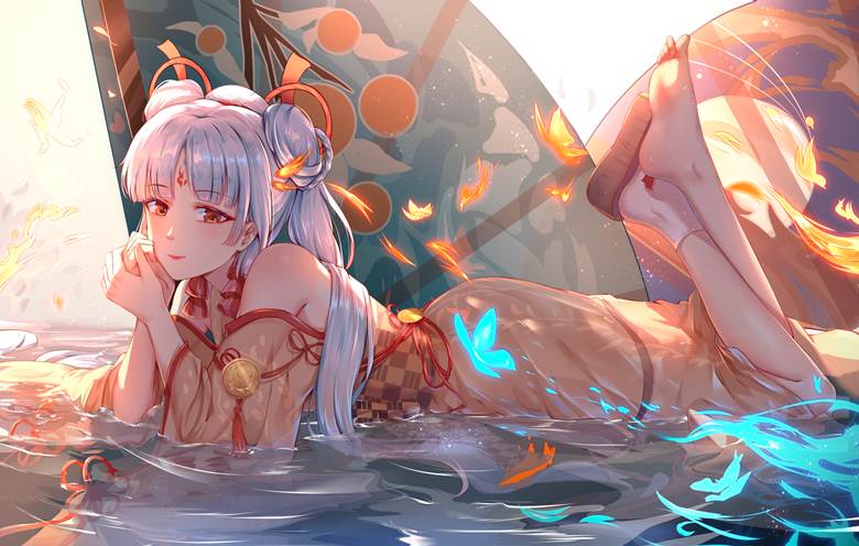 呦呦呦的阴阳师插画图片