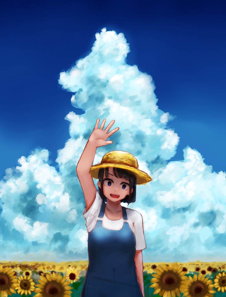 夏|山田太郎的pixiv云层插画图片