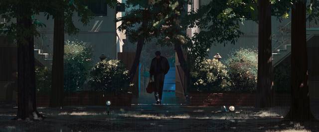 电影截图练习,场景,写实,风景,速写练习图片