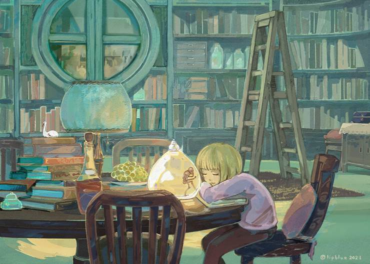 与生俱来的孤独感_P站画师くちびる作品集精选_ID114886