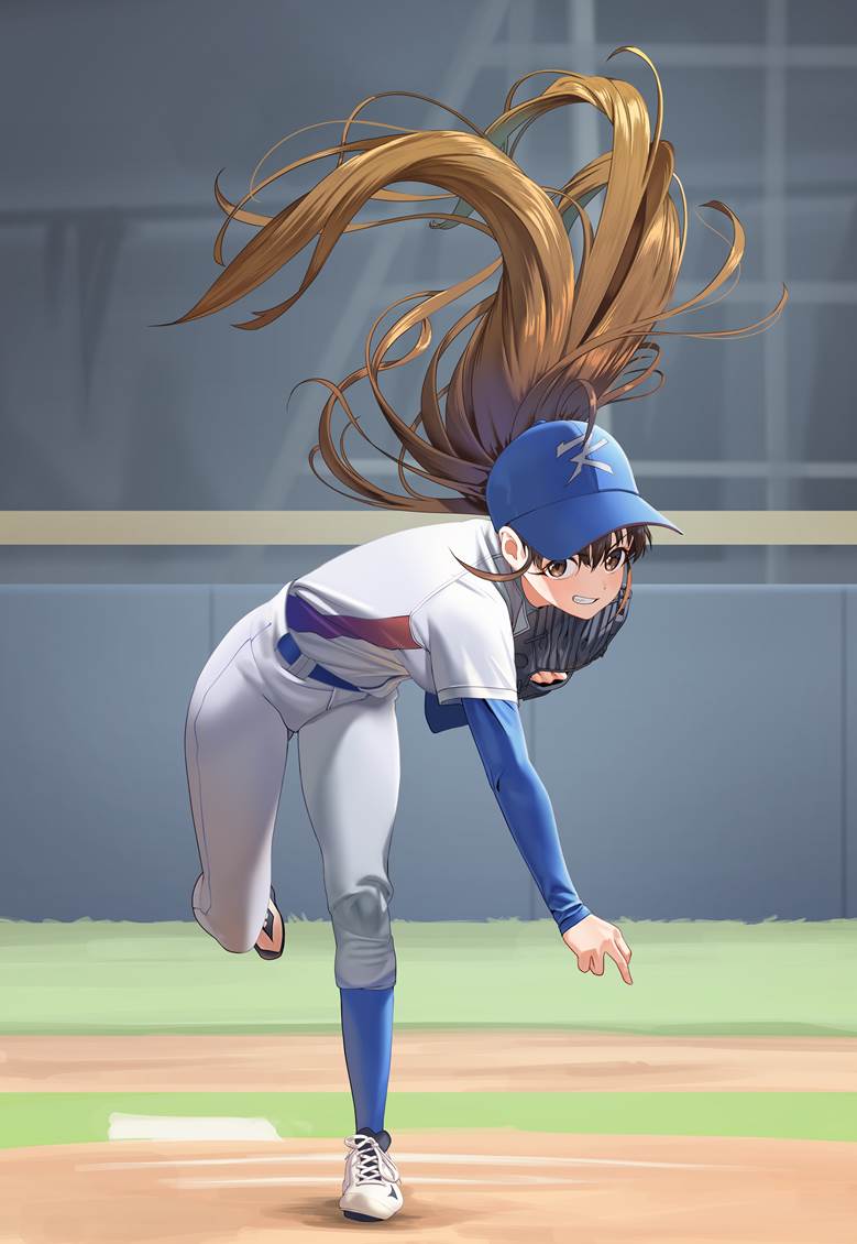 种岛ぽぷら|luts的棒球运动插画图片