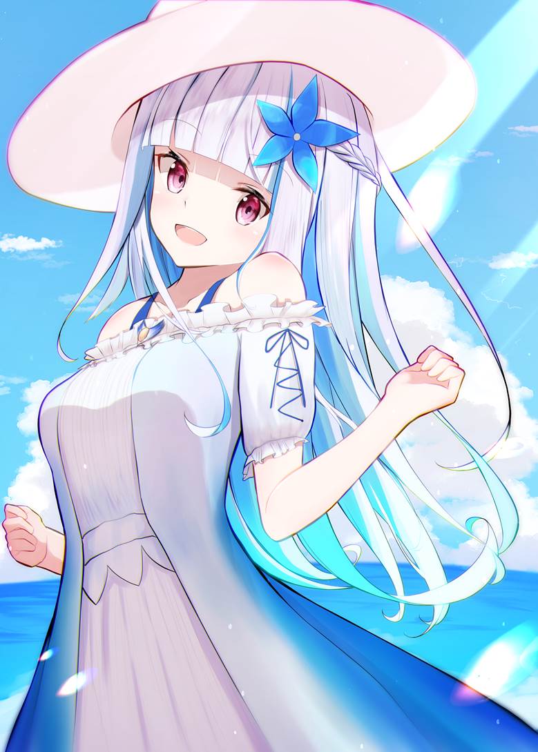 莉泽·赫露艾斯塔, 虚拟youtuber, sea, 夏天