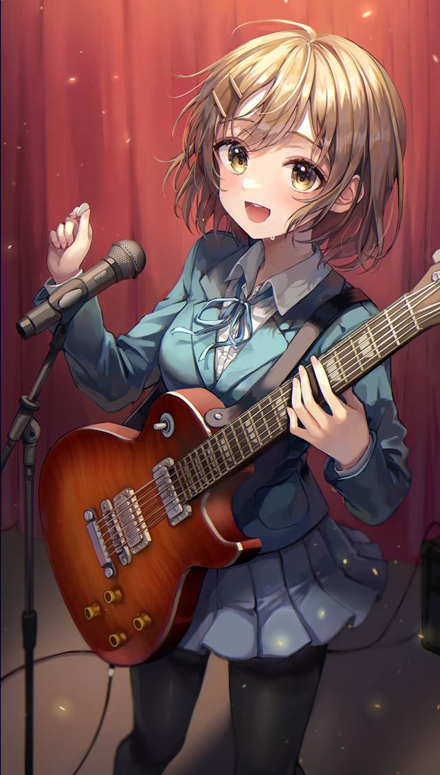 《轻音少女》高清壁纸美图，最喜欢的乐队番之一