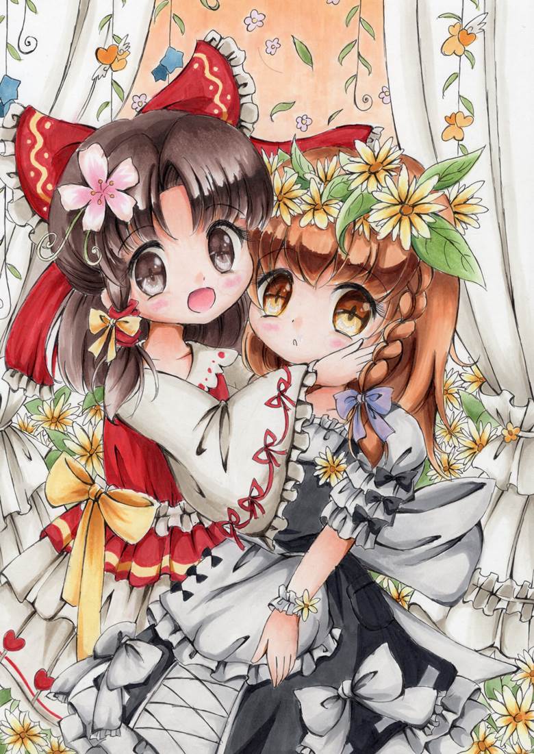 copic马克笔, 手绘, 曲奇☆, BNKRG Aneki, MZ姐贵, yuri, 洛丽塔