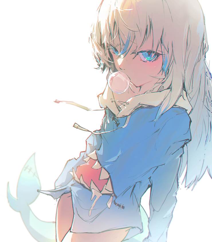 Hololive, Hololive 英语, girl, 噶呜·古拉, Virtual YouTuber 1000+ bookmarks