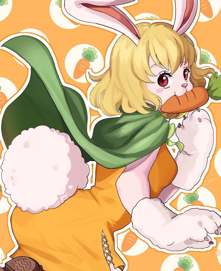 One Piece, Carrot (One Piece), rabbit, rabbit ears, Mink Tribe, One Piece 500+ bookmarks